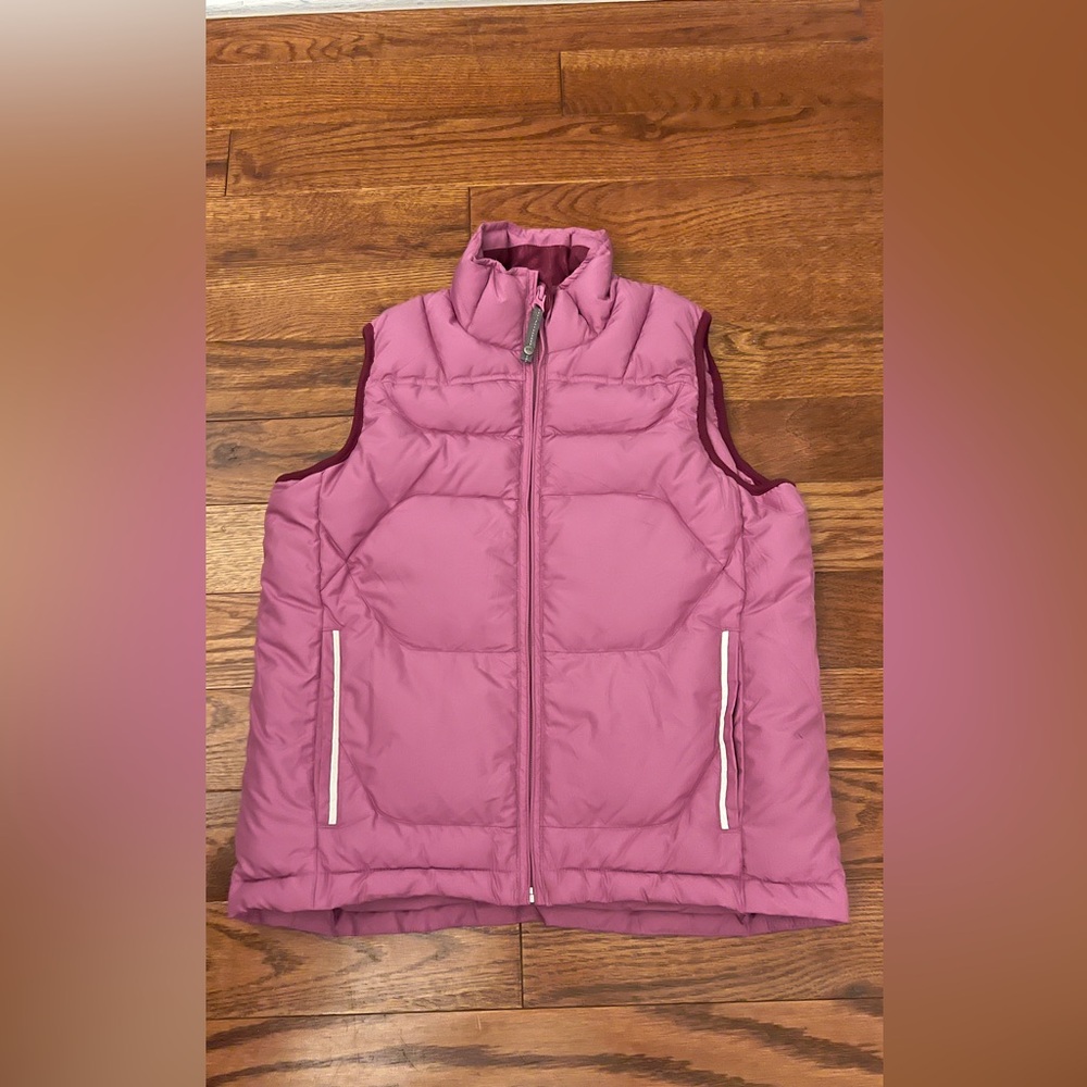 REI Goose Down Fill Puffer Vest Girls Sz L 12/14